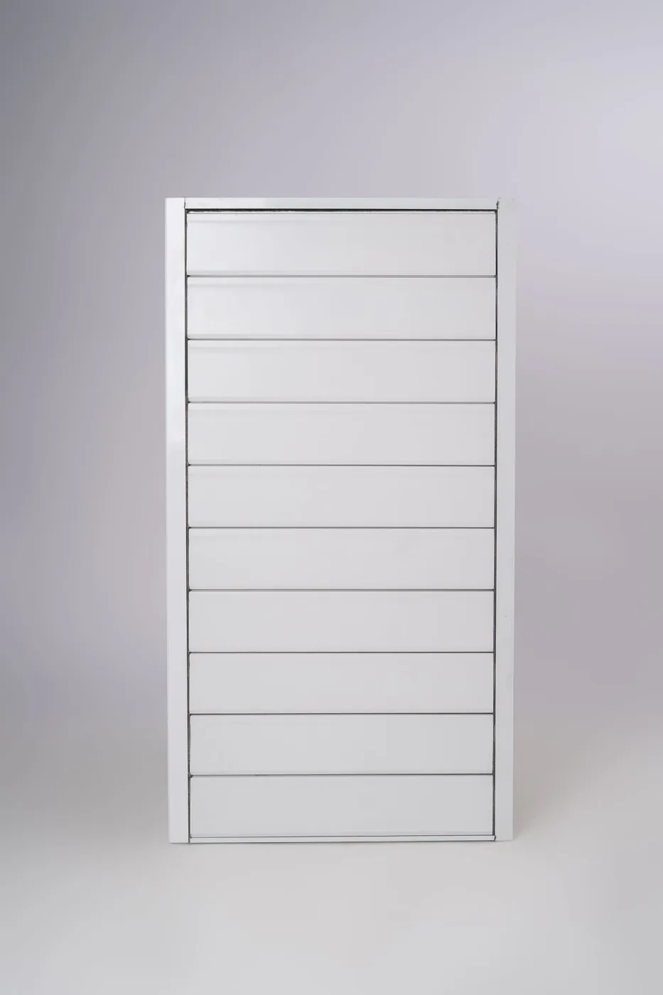 White aluminum window